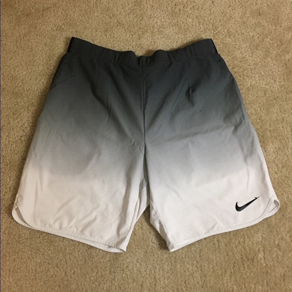 Nike Ace Gladiator 9" Tennis Short Blk/Wh - Medium